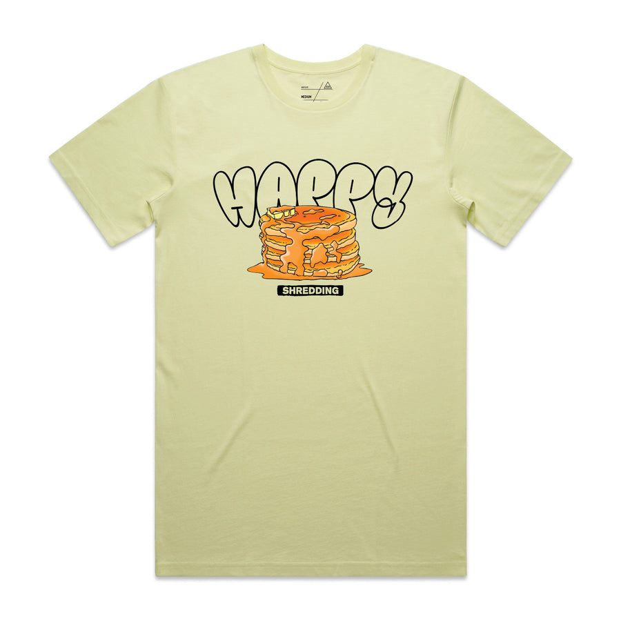 HAPPY SHREDDING | LIME TEE